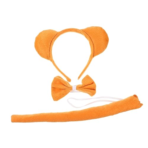 SAFIGLE Bärenohren Haarreif Set Tierkostüm Zubehör mit und Fliege für Halloween Karneval Cosplay und Themenpartys Geeignet für Erwachsene SAFIGLE Bärenohren Haarreif Set Tierkostüm Zubehör mit und Fliege für Halloween Karneval Cosplay und Themenpartys Geeignet für Erwachsene von SAFIGLE