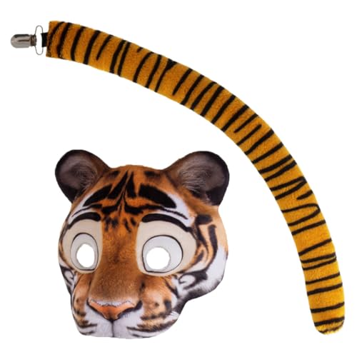 SAFIGLE Bequeme Maske Elastischem Band für Halloween Karneval und Cosplay Teiliges Set für Erwachsene von SAFIGLE