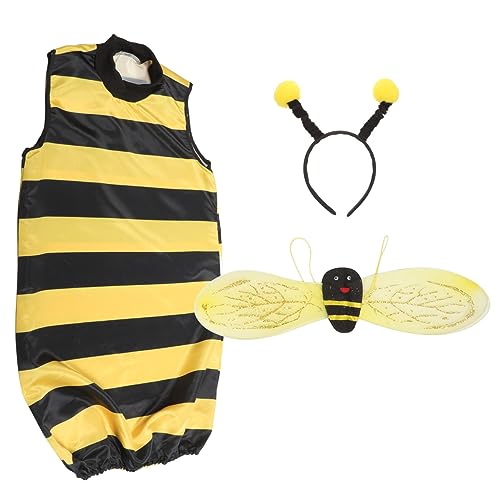 SAFIGLE Bienenflügel Stirnband Set Bee Cosplay Zubehör für Halloween Party Bühne Kostüm Performance Requisiten für Damen von SAFIGLE
