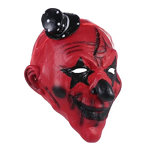 SAFIGLE Clownmaske Clownkostüm Abschlussball Clown Gruselige Vollkopfmaske Clown Cosplay Gruselige Halloween Maske Maskenball Show Clownkostüme Party Halloween Für Erwachsene SAFIGLE Clownmaske Clownkostüm Abschlussball Clown Gruselige Vollkopfmaske Clown Cosplay Gruselige Halloween Maske Maskenball Show Clownkostüme Party Halloween Für Erwachsene von SAFIGLE