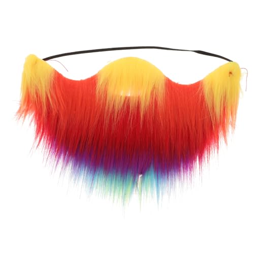 SAFIGLE Ergonomisches Design Fake Rainbow Stage Cosplay Bart Requisite Für Party Performance von SAFIGLE