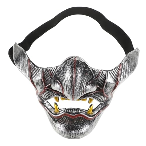 SAFIGLE Dämonischer Geisterkrieger Geistermaske Halloween-cosplay-maske Skelett Beängstigend Gesicht Gruselige Dämonenmaske Halbmaske Halloween Masken Karikatur Golden Plastik SAFIGLE Dämonischer Geisterkrieger Geistermaske Halloween-cosplay-maske Skelett Beängstigend Gesicht Gruselige Dämonenmaske Halbmaske Halloween Masken Karikatur Golden Plastik von SAFIGLE
