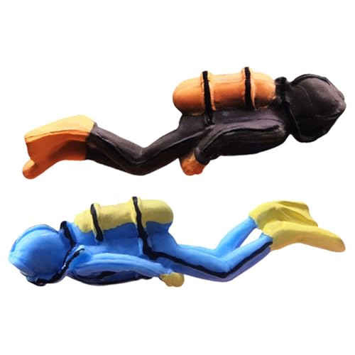 SAFIGLE 2Stücke Mini Taucher Figuren aus Harz Niedliche Unterwasser Deko für Aquarium Fischbecken und Sandtisch Lebendige Taucher Modelle für Kindergeburtstag und Kreative Dekoration SAFIGLE 2Stücke Mini Taucher Figuren aus Harz Niedliche Unterwasser Deko für Aquarium Fischbecken und Sandtisch Lebendige Taucher Modelle für Kindergeburtstag und Kreative Dekoration von SAFIGLE