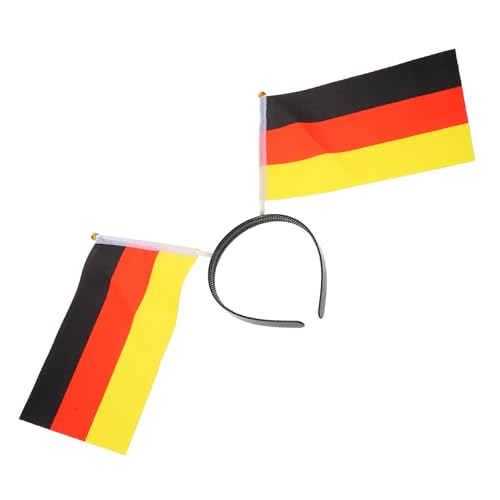 SAFIGLE Deutschland Flagge Haarband Festival Accessoire für Europapokal Party und Feierlichkeiten Patriotische Kopfdekoration für Fußballfans SAFIGLE Deutschland Flagge Haarband Festival Accessoire für Europapokal Party und Feierlichkeiten Patriotische Kopfdekoration für Fußballfans von SAFIGLE