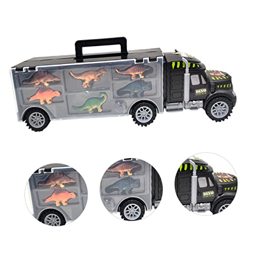 SAFIGLE Dinosaurier Spielzeug Transporter Dinosaurier-Trailer Dinosaurier-LKW Dinosaurier-träger Dinosaurier-spielzeugauto Lagerung Wagen von SAFIGLE