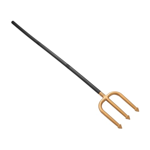 SAFIGLE Dreizack Aus Kunststoff Pitchgabel Dreizack Kostüm Requisite Dreizack Kostüm Dreizack Halloween Pitchgabel Pitchgabel Aus Kunststoff Teufelsgabel Halloween Gabeln Kostüm von SAFIGLE