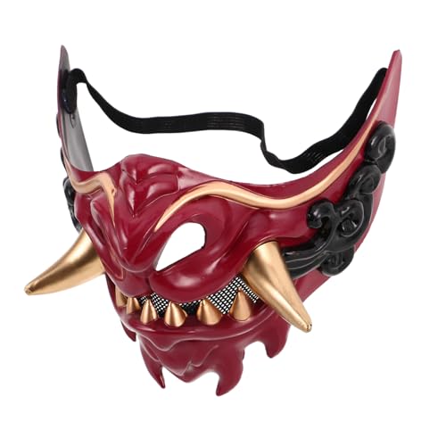 SAFIGLE Einzigartige Samurai Gesichtsmaske für Männer Frauen Komfortable für Maskenbälle Karnevalsveranstaltungen SAFIGLE Einzigartige Samurai Gesichtsmaske für Männer Frauen Komfortable für Maskenbälle Karnevalsveranstaltungen von SAFIGLE