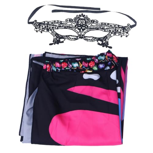 SAFIGLE Eleganter Schmetterlings Umhang Damen Leichter Tragbarer Cape mit Großer Dekorativer Spitze und Feiner Maske Stilvolles Accessoire für Karneval Fasching Halloween und Kostümpartys SAFIGLE Eleganter Schmetterlings Umhang Damen Leichter Tragbarer Cape mit Großer Dekorativer Spitze und Feiner Maske Stilvolles Accessoire für Karneval Fasching Halloween und Kostümpartys von SAFIGLE