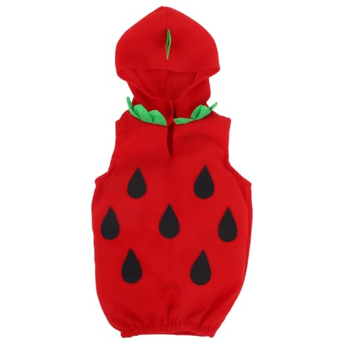 SAFIGLE Erdbeerkostüm Für – Unisex Halloween Erdbeerkleid Set Obstkostüm Anzug Mit Hut Anziehparty Cosplay 6–7 Jahre Alt Rot SAFIGLE Erdbeerkostüm Für – Unisex Halloween Erdbeerkleid Set Obstkostüm Anzug Mit Hut Anziehparty Cosplay 6–7 Jahre Alt Rot von SAFIGLE