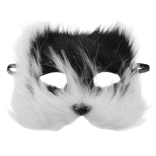 SAFIGLE Fuchsmaske Tier Halloween Maske Für Cosplay Masken Katze Cosplay Maske Cosplay Requisite Pelzige Pelzmaske Halloween Tiermaske Kunststoff von SAFIGLE