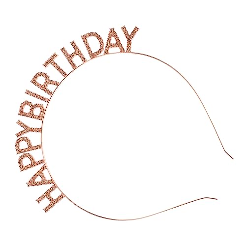SAFIGLE Geburtstags Haarreif mit Happy Birthday Funkelndes Kostüm Accessoire für Partys und Fotos Design von SAFIGLE