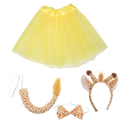 SAFIGLE Giraffen-kostümset für Kopfbedeckung Fliege und Tüllrock Leichtes Tier-party-cosplay-zubehör für Halloween Karneval und Fantasievolles Verkleiden SAFIGLE Giraffen-kostümset für Kopfbedeckung Fliege und Tüllrock Leichtes Tier-party-cosplay-zubehör für Halloween Karneval und Fantasievolles Verkleiden von SAFIGLE
