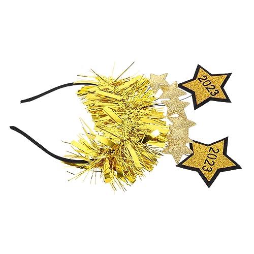 SAFIGLE Glitzernder Sequin Haarreif Star Haarband und Erwachsene Leichtes Party Haaraccessoire für Neujahrsfeier und Mitgebsel von SAFIGLE