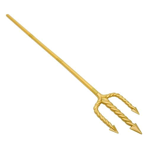 SAFIGLE Goldener Dreizack Für Halloween-Deko – Teufelsgabel Als Kostümzubehör Für Dämonen-Cosplay Abnehmbare Heugabel Für Partys Perfekte Requisite Für Gruselige Halloween Verkleidungen SAFIGLE Goldener Dreizack Für Halloween-Deko – Teufelsgabel Als Kostümzubehör Für Dämonen-Cosplay Abnehmbare Heugabel Für Partys Perfekte Requisite Für Gruselige Halloween Verkleidungen von SAFIGLE