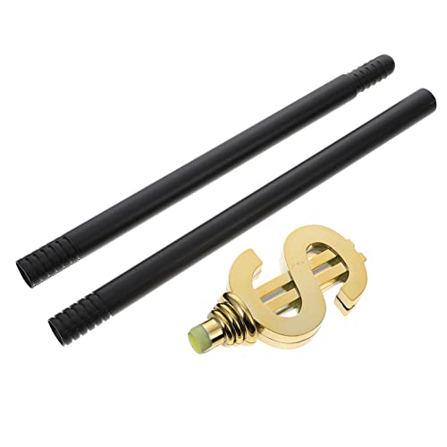 SAFIGLE Goldener Geldsymbol Zauberstab Halloween Requisiten für Bühnenaufführungen und Cosplay Langlebig und Kreativ für Geburtstagsfeiern und Kostümpartys SAFIGLE Goldener Geldsymbol Zauberstab Halloween Requisiten für Bühnenaufführungen und Cosplay Langlebig und Kreativ für Geburtstagsfeiern und Kostümpartys von SAFIGLE