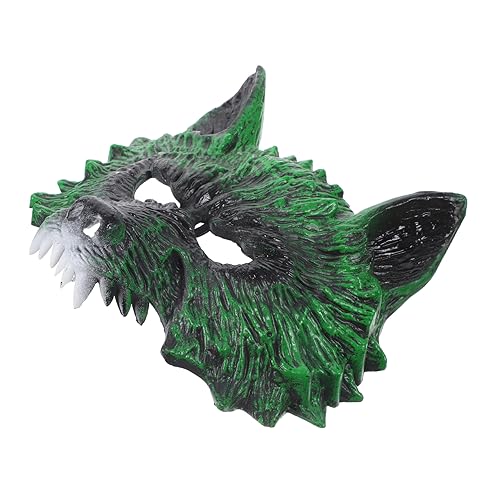 SAFIGLE Gruselige Wolf Maske Halloween Kostümmaske für Cosplay Party Verstellbar Leicht und Atmungsaktiv Für Karneval Maskerade und Musikfestivals von SAFIGLE