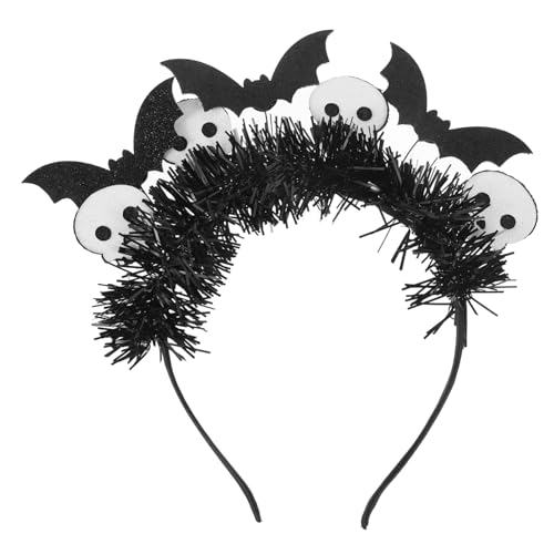 SAFIGLE Halloween Cosplay Haarreifen mit Weißem Schädel und Fledermaus Leichtes Sicheres Stirnband für Erwachsene Ausgefallenes Partyzubehör für Gruselige Kostümfeste und Themenpartys SAFIGLE Halloween Cosplay Haarreifen mit Weißem Schädel und Fledermaus Leichtes Sicheres Stirnband für Erwachsene Ausgefallenes Partyzubehör für Gruselige Kostümfeste und Themenpartys von SAFIGLE