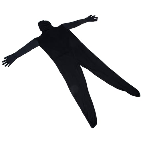 SAFIGLE Halloween Cosplay Kostüm Unsichtbarer Umhang für Erwachsene Unisex Bodysuit für Herren und Damen Atmungsaktive Verkleidung für Partys und Karneval von SAFIGLE