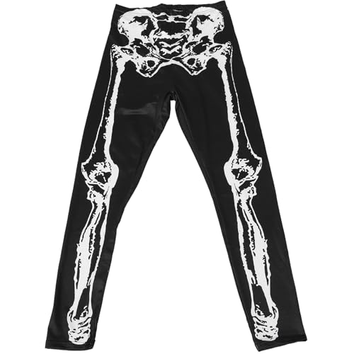 SAFIGLE Halloween Damen Leggings mit Einzigartigem Kürbis Spinnenmuster Elastische Sporthose für Yoga Laufen und Partys Atmungsaktive Fitness Leggings Hohe und Stylisch von SAFIGLE