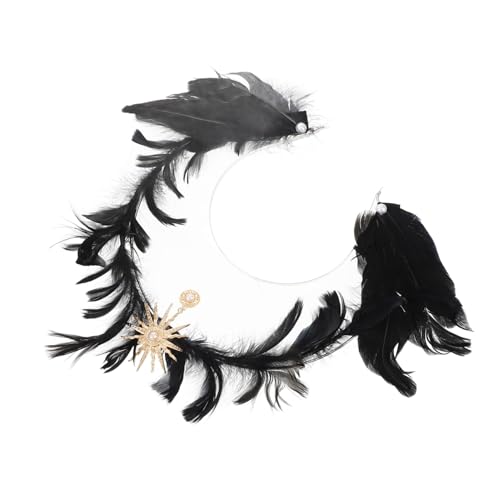 SAFIGLE Halloween Federkopfschmuck im Plume Design Stirnband für Damen für Halloween Feiern Cosplay und Besondere Anlässe Einzigartiges von SAFIGLE