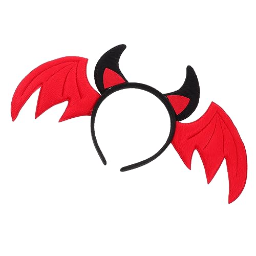 SAFIGLE Halloween Fledermaus Stirnband mit Flügeln und Ohren Kreatives Kopfband für Auffälliges Haarschmuck für Halloween Party Karneval Cosplay und Kostümfest Rote Ausführung SAFIGLE Halloween Fledermaus Stirnband mit Flügeln und Ohren Kreatives Kopfband für Auffälliges Haarschmuck für Halloween Party Karneval Cosplay und Kostümfest Rote Ausführung von SAFIGLE