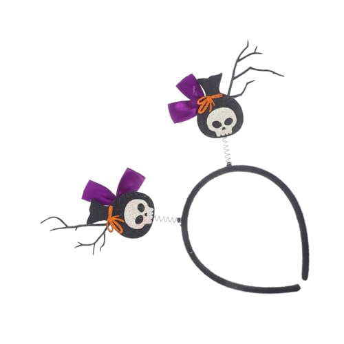 SAFIGLE Halloween Haarband mit Schädel Design Perfektes Accessoire für Kostümpartys Leicht und Bequem Sorgt für Einen Spookigen Look für Halloween und Themenfeiern SAFIGLE Halloween Haarband mit Schädel Design Perfektes Accessoire für Kostümpartys Leicht und Bequem Sorgt für Einen Spookigen Look für Halloween und Themenfeiern von SAFIGLE