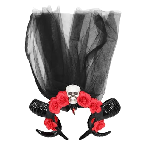 SAFIGLE Halloween Haarband mit Teufelshörnern Cosplay Accessoire für Maskerade Mottopartys und Festivals Langlebiges Haar Exquisites SAFIGLE Halloween Haarband mit Teufelshörnern Cosplay Accessoire für Maskerade Mottopartys und Festivals Langlebiges Haar Exquisites von SAFIGLE