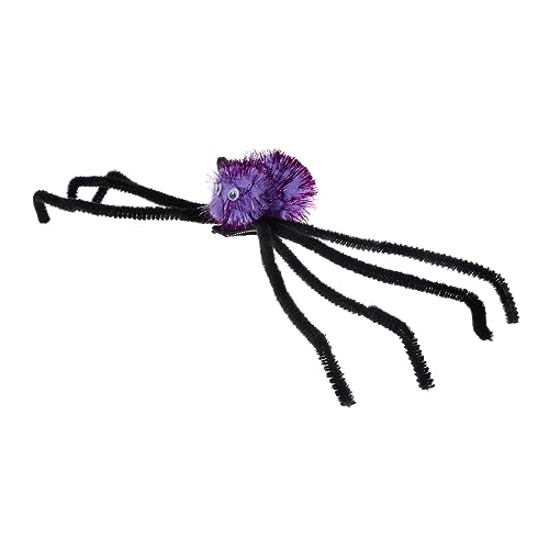 SAFIGLE Halloween Haarclip Spinne mit Flauschiger Spinne Leichter Festival Haarschmuck für Frauen und Mädchen Dekorativ für Karneval Party und Kostüm Einfach zu Tragen und Rostfrei von SAFIGLE