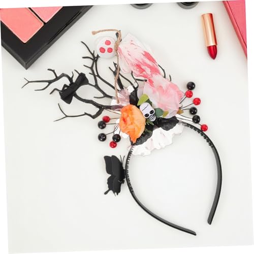 SAFIGLE Halloween Haarreif mit Geweih und Schmetterling Leichtes Bequemes Stirnband für Gruselige Kostüme Partydekoration und Day Of The Dead Cosplay Auffälliges Accessoire für Halloween SAFIGLE Halloween Haarreif mit Geweih und Schmetterling Leichtes Bequemes Stirnband für Gruselige Kostüme Partydekoration und Day Of The Dead Cosplay Auffälliges Accessoire für Halloween von SAFIGLE