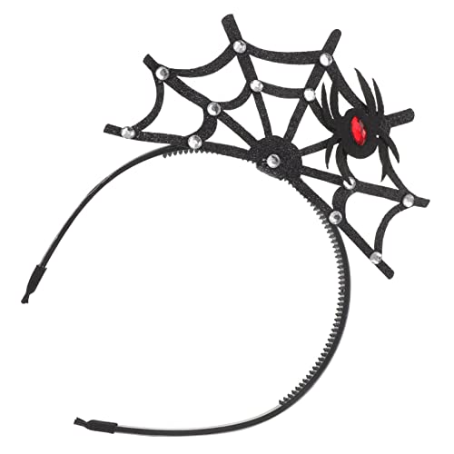 SAFIGLE Halloween Haarreif mit Spinnennetz Design Leichtes Kostüm Accessoire für Damen und Komfortabel für Party Cosplay Fotografie und Halloween Feier Perfektes für von SAFIGLE