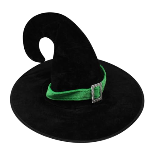 SAFIGLE Halloween Hexenhut Karikatur Gebogenes Design Leichter Damen Hexenhut für Kostüm Party Masquerade und Festliche Anlässe Langlebig für Halloween Cosplay und Zufällige Farbe SAFIGLE Halloween Hexenhut Karikatur Gebogenes Design Leichter Damen Hexenhut für Kostüm Party Masquerade und Festliche Anlässe Langlebig für Halloween Cosplay und Zufällige Farbe von SAFIGLE
