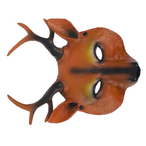 SAFIGLE Halloween Hirschmaske Hochwertigem Material Detailreiche Tiermaske für Party Cosplay und Bühnenauftritte Vielseitige Kostümrequisite für Fasching Maskenball und von SAFIGLE
