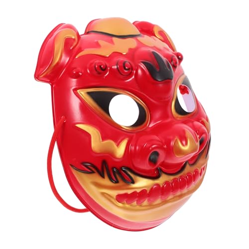 SAFIGLE Halloween Löwenmaske Gruselige Tiermaske für Kostüme für Halloween Party Cosplay und Masquerade Leicht und Tragbar Einzigartiges Design für Unvergessliche Auftritte von SAFIGLE