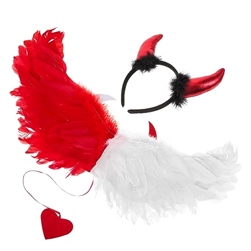 SAFIGLE Halloween Party Flügel Damen Cosplay Flügel mit Kopfband Leichte Langlebige und Engelsflügel für Kostüm Festival Bühnenauftritte Komfortabel und Einfach zu Tragen von SAFIGLE