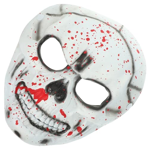 SAFIGLE Halloween Skelett Maske mit Gruselige Cosplay Maske für Kostüm Party Einheitsgröße PU Material für Halloween Dekoration und Aufführungen SAFIGLE Halloween Skelett Maske mit Gruselige Cosplay Maske für Kostüm Party Einheitsgröße PU Material für Halloween Dekoration und Aufführungen von SAFIGLE