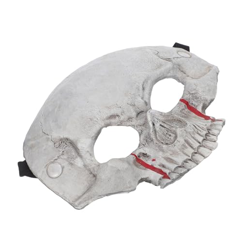 SAFIGLE Halloween Skull Halbmaske Erwachsene Atmungsaktive Schaumstoff-maske mit Blutigem Auge Leichter Belüfteter Skelettgesichtsschutz für Cosplay Halloween Karneval-party-requisiten SAFIGLE Halloween Skull Halbmaske Erwachsene Atmungsaktive Schaumstoff-maske mit Blutigem Auge Leichter Belüfteter Skelettgesichtsschutz für Cosplay Halloween Karneval-party-requisiten von SAFIGLE