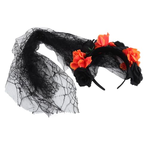 SAFIGLE Halloween Stirnband mit Langem Schleier Dunkle Haarschmuck für Cosplay Karneval Halloween Feiern Details Kreatives Design SAFIGLE Halloween Stirnband mit Langem Schleier Dunkle Haarschmuck für Cosplay Karneval Halloween Feiern Details Kreatives Design von SAFIGLE