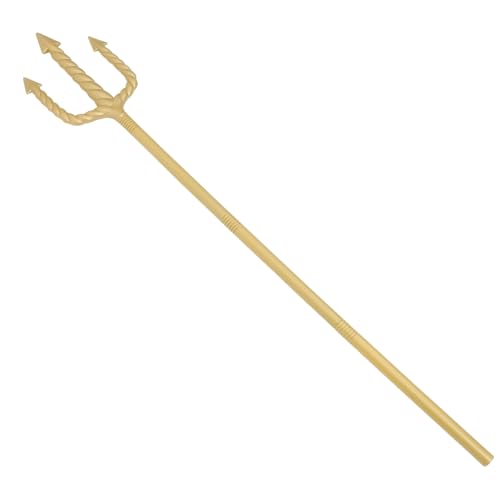 SAFIGLE Halloween Teufelsgabel Für Cosplay Glänzende Goldene -handprothese Für Unvergessliche Partys Bühnenaufführungen Und Gruselige Dekorationen von SAFIGLE