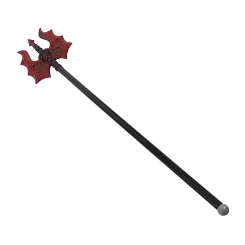 SAFIGLE Halloween Teufelsgabel mit Flammeneffekt Robuste und Leichte Kostüm Accessoires für Halloween Cosplay und Geisterfestivals von SAFIGLE