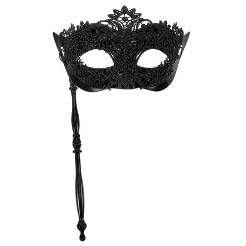 SAFIGLE Handgehaltene Spitzenmaske Maskenballmaske Halloweenmaske Venezianische Maske Damen Karnevalsmaske Fledermausfrauenmaske Maskenzubehör Für Damen Maske Auf Einem Stab SAFIGLE Handgehaltene Spitzenmaske Maskenballmaske Halloweenmaske Venezianische Maske Damen Karnevalsmaske Fledermausfrauenmaske Maskenzubehör Für Damen Maske Auf Einem Stab von SAFIGLE