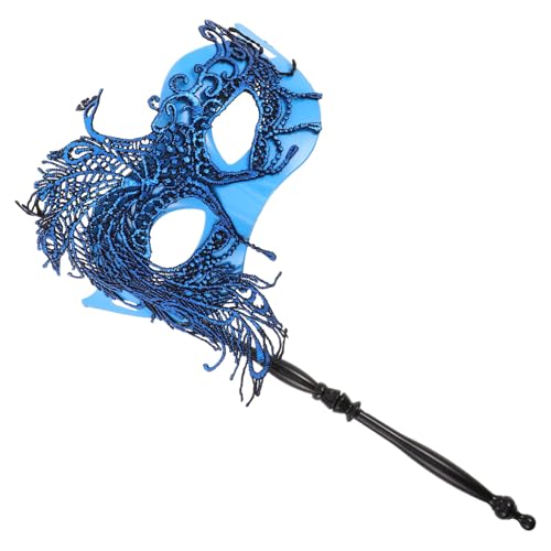 SAFIGLE Handheld Lace Maske für Frauen für Karneval Halloween Maskenball Thematische Feiern Raffinierte Spitzenverarbeitung Komfortables Tragegefühl von SAFIGLE