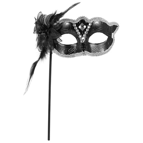 SAFIGLE Handheld Maske mit für Damen Maskerade für Karneval Halloween Abschlussball und Partys Komfortabel und Langlebig Kostümzubehör SAFIGLE Handheld Maske mit für Damen Maskerade für Karneval Halloween Abschlussball und Partys Komfortabel und Langlebig Kostümzubehör von SAFIGLE