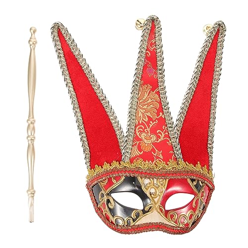SAFIGLE Handmaske halloween masken halloweenmaske venezianische masken venizanischemasken halloween gesichtsmaske Maskerade-Jahrgang Gesichts- Cosplay-Maske Cosplay-Partymaske Plastik rot SAFIGLE Handmaske halloween masken halloweenmaske venezianische masken venizanischemasken halloween gesichtsmaske Maskerade-Jahrgang Gesichts- Cosplay-Maske Cosplay-Partymaske Plastik rot von SAFIGLE