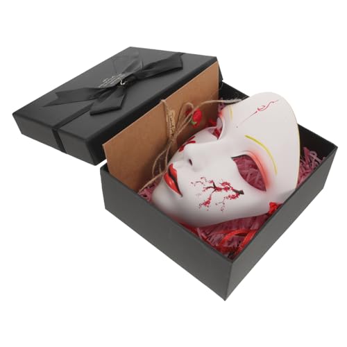 SAFIGLE Auffallen An Karneval & Halloween - Volldekomaske Handbemalt Festivalmaske Erwachsene Damen Cosplay von SAFIGLE