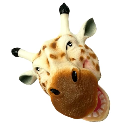 SAFIGLE Lernspielzeug für Kinder Charakter Fingerpuppe Geschichte lustiges Giraffenspielzeug Spielzeuge Giraffe Handpuppe Interaktions-Giraffenspielzeug Tier Modell Eltern-Kind von SAFIGLE