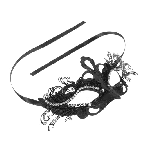SAFIGLE Iron Ball- Karnevalsmasken Maskerade-masken Für Frauen Halloween -party Cosplay -masken Masken Für Party Maskerade Masken Retro-maskerade-masken Realistisch Eisen Black von SAFIGLE