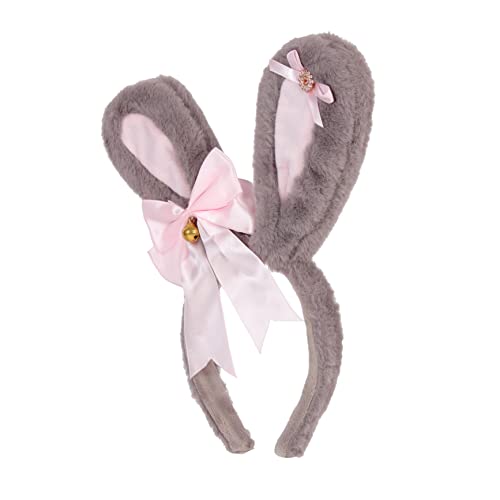SAFIGLE Kaninchenohren Haarreifen mit Schleife Plüsch Stirnband für Partys und Feste Tolles Accessoire für Osterfeiern Cosplay und Junggesellenabschiede Bequem und Leicht SAFIGLE Kaninchenohren Haarreifen mit Schleife Plüsch Stirnband für Partys und Feste Tolles Accessoire für Osterfeiern Cosplay und Junggesellenabschiede Bequem und Leicht von SAFIGLE