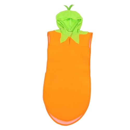 SAFIGLE Karottenkostüm Karotten Cosplay Karotten Outfit Karotten Kleidung für -Cosplay-Outfit Gemüsekleidung Karottenkleidung Polyester (Polyester) Orange von SAFIGLE