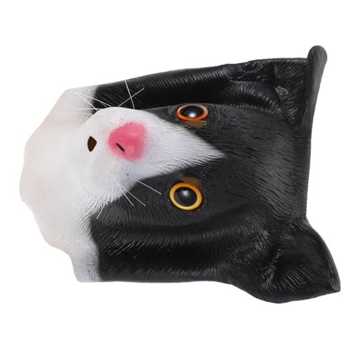 SAFIGLE Katzenmaske für Leichte Bequeme Vollkopf Wiederverwendbar und Waschbar Detailreiche Katzenkopfgestaltung für Halloween Karneval Kostümparty und Cosplay SAFIGLE Katzenmaske für Leichte Bequeme Vollkopf Wiederverwendbar und Waschbar Detailreiche Katzenkopfgestaltung für Halloween Karneval Kostümparty und Cosplay von SAFIGLE