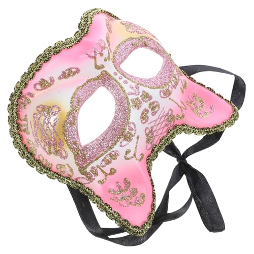 SAFIGLE Katzenmaskerade Maske für Realistische Cosplay Halbmaske für Halloween und Kostümpartys Einfach zu Tragen mit Liebevollem Design und Sichtlöchern von SAFIGLE